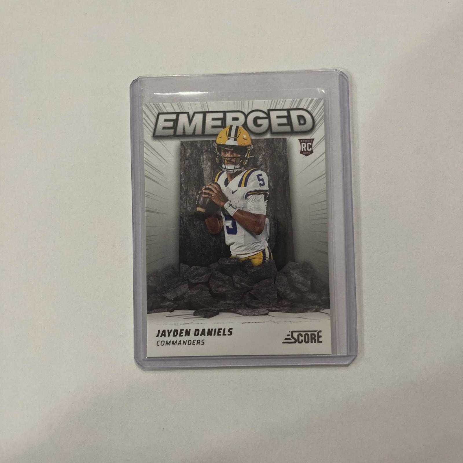 2024 SCORE - Jayden Daniels #EM-JDS Emerged (RC)