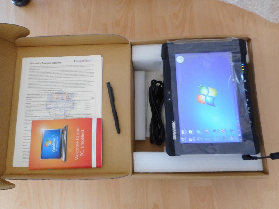 DURABOOK M + CA10CT RUGGED TABLET  INTEL ATOM, SSD 64 Go Mémoires 2 Go Tactile - Photo 2/4