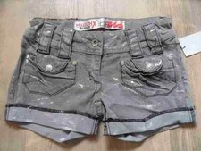 Short jean cool MILLION X gris argent taille 140 neuf RC217