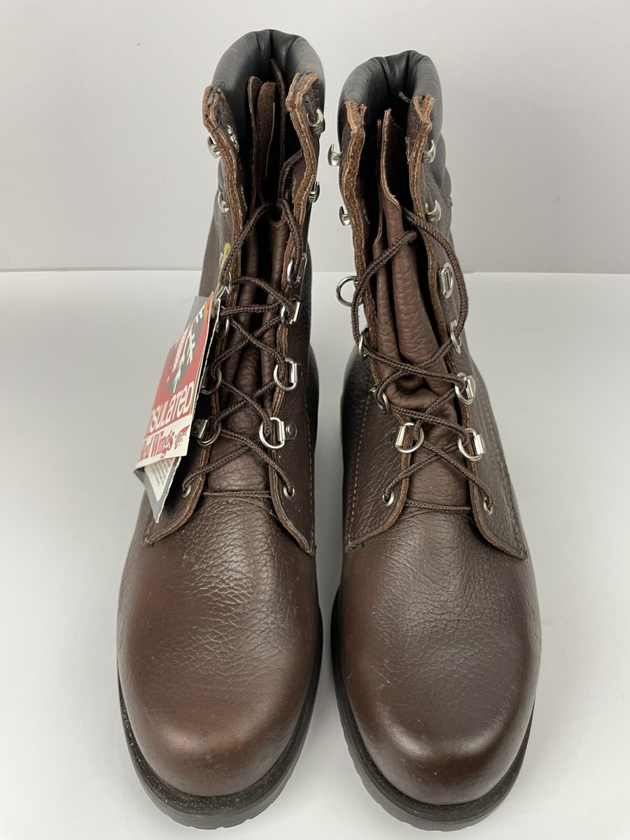 NOS Red Wing Irish Setter 859 Insulated Work Hunting Boots Mens 9