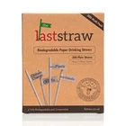 the Last Straw - 100% Biodegradable Paper Drinking Straws (300 Pack)