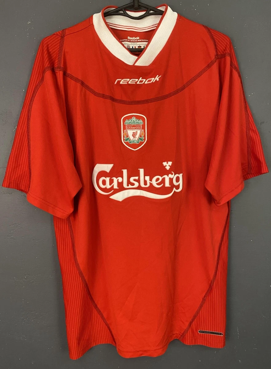 REEBOK MEN S FC LIVERPOOL 2002 2003 HOME SOCCER FOOTBALL SHIRT