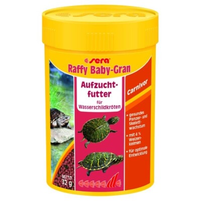 Sera Raffy Baby-Gran - 100 ml Schildkrötenfutter für Baby - Schildkröten