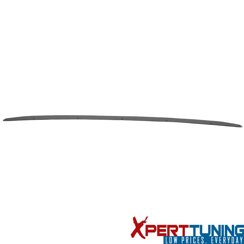 Fits 15-21 Subaru WRX OE Style Spoiler Gurney Flap Wicker Bill Black Aluminum Foto 3 de 4