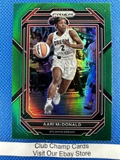 2023 #5 Aari Mcdonald WNBA Panini Prizm Basketball Green Prizm Dream