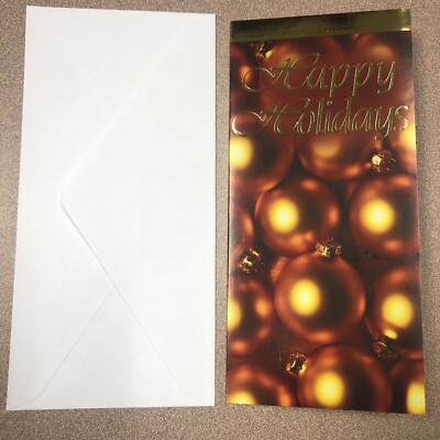 Happy Holidays Joy Of The Season Money Card Greeting Card Thoughtful Happiness