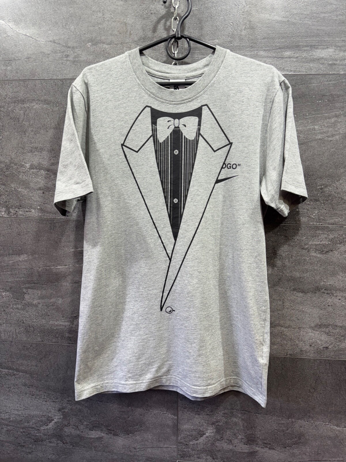 OFF WHITE X NIKE Nike x Off White NRG A6 T Shirt Smoking 'Ash Grey' BQ0827 063 Uomo Taglia S