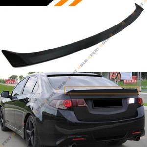 For 09 14 Acura Tsx Abs Primered Cu1 Cu2 Accord Rear Trunk Deck Lid Spoiler Jdm Ebay