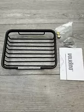 ICO Volkāno Bath V93125 Bathroom Shower Basket with Screws - Matte Black