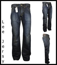 Lee Jeans pantaloni da uomo larghi gamba larga a zampa hip hop skate 44 46 48 50