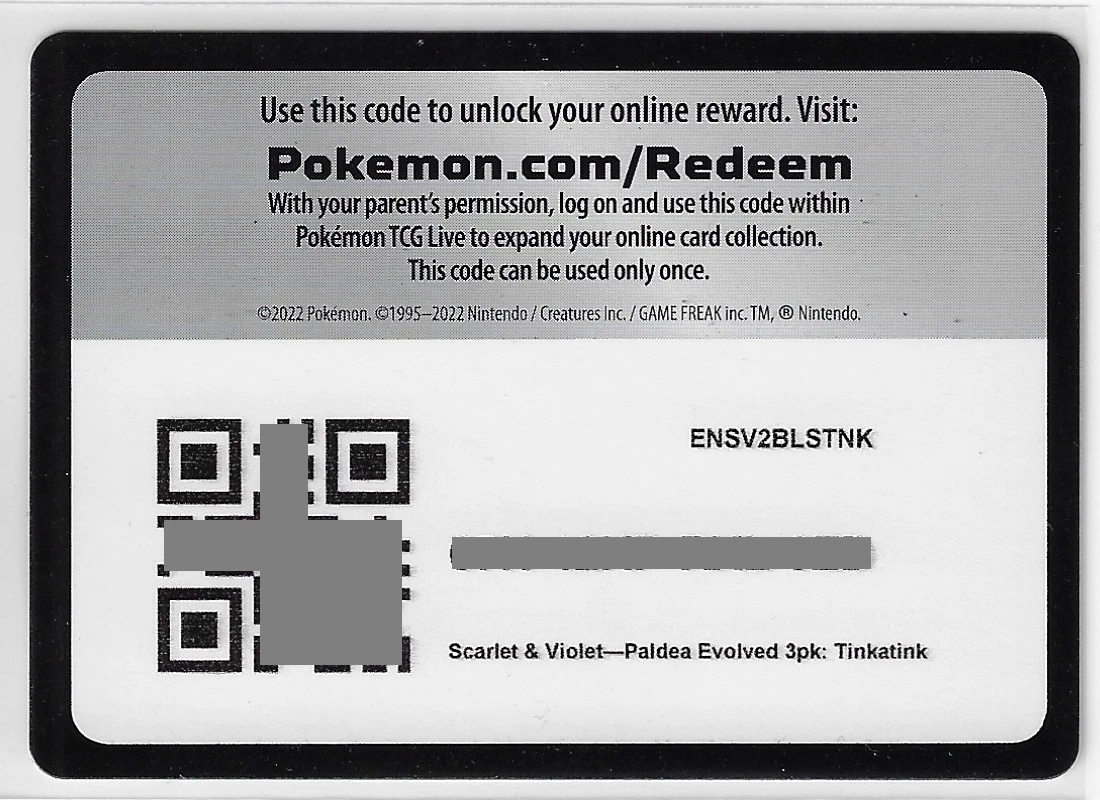 Pokemon Tcgo Codes for sale