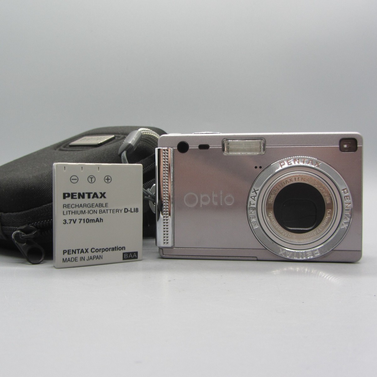 デジタルカメラ PENTAX optio S5i Pentax Digital Camera Optio S5i 5.0MP Silver Tested | eBay