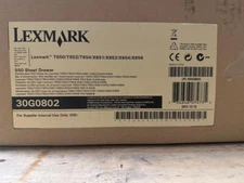 Lexmark 30G0802 550-Sheet Paper Drawer For T650 T652 T654 X651  X652 New