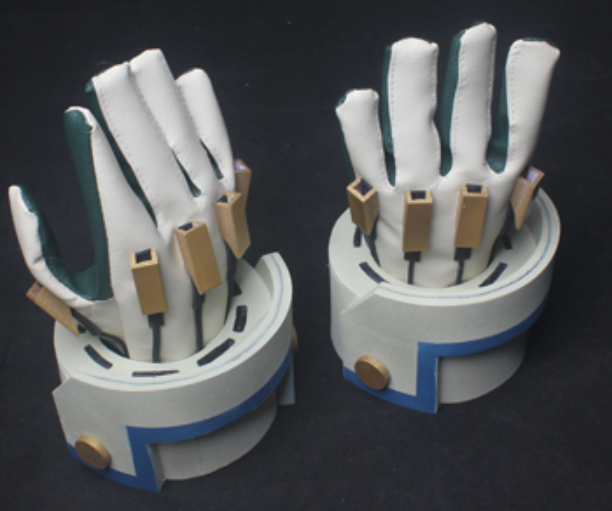 My Hero Academia Izuku Midoriya Deku Air Force Gloves Accessories Cosplay Prop