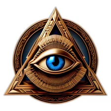 illuminati Sticker Pyramid eye of providence see Z Masonic Decal Wall Art Car