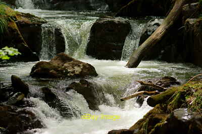 Foto 12x8 Nant Gwernol Wasserfall, Gwynedd Abergynolwyn nach einer Perio c2012 gesehen
