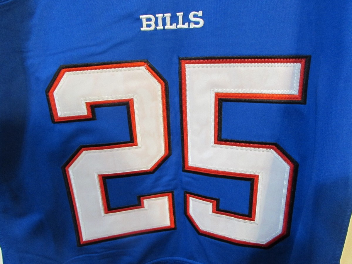 LeSean McCoy #25 Buffalo Bills Blue On Field Authentic Nike Jersey