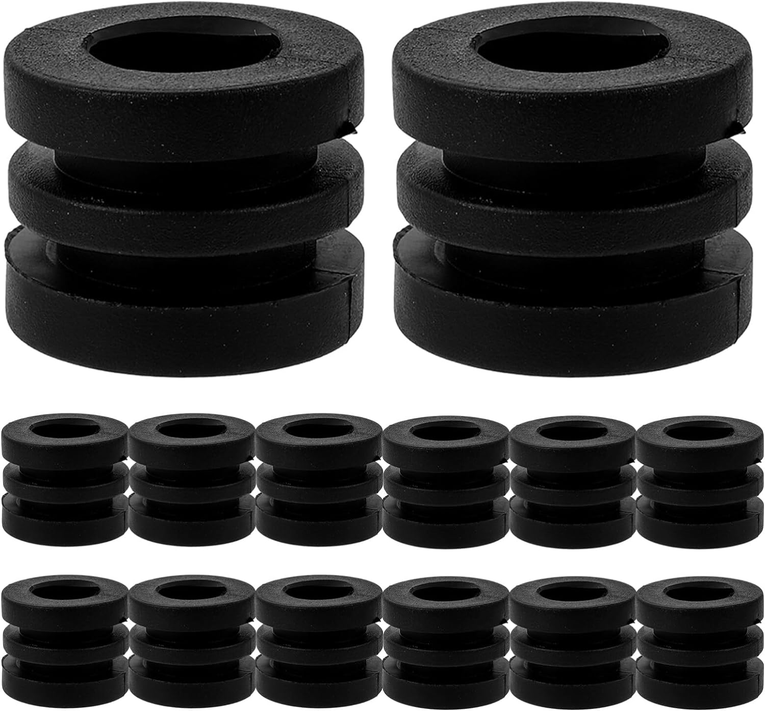 Foosball Table Bushings 16Pcs Plastic Foosball Bumper Soft Rubber Table