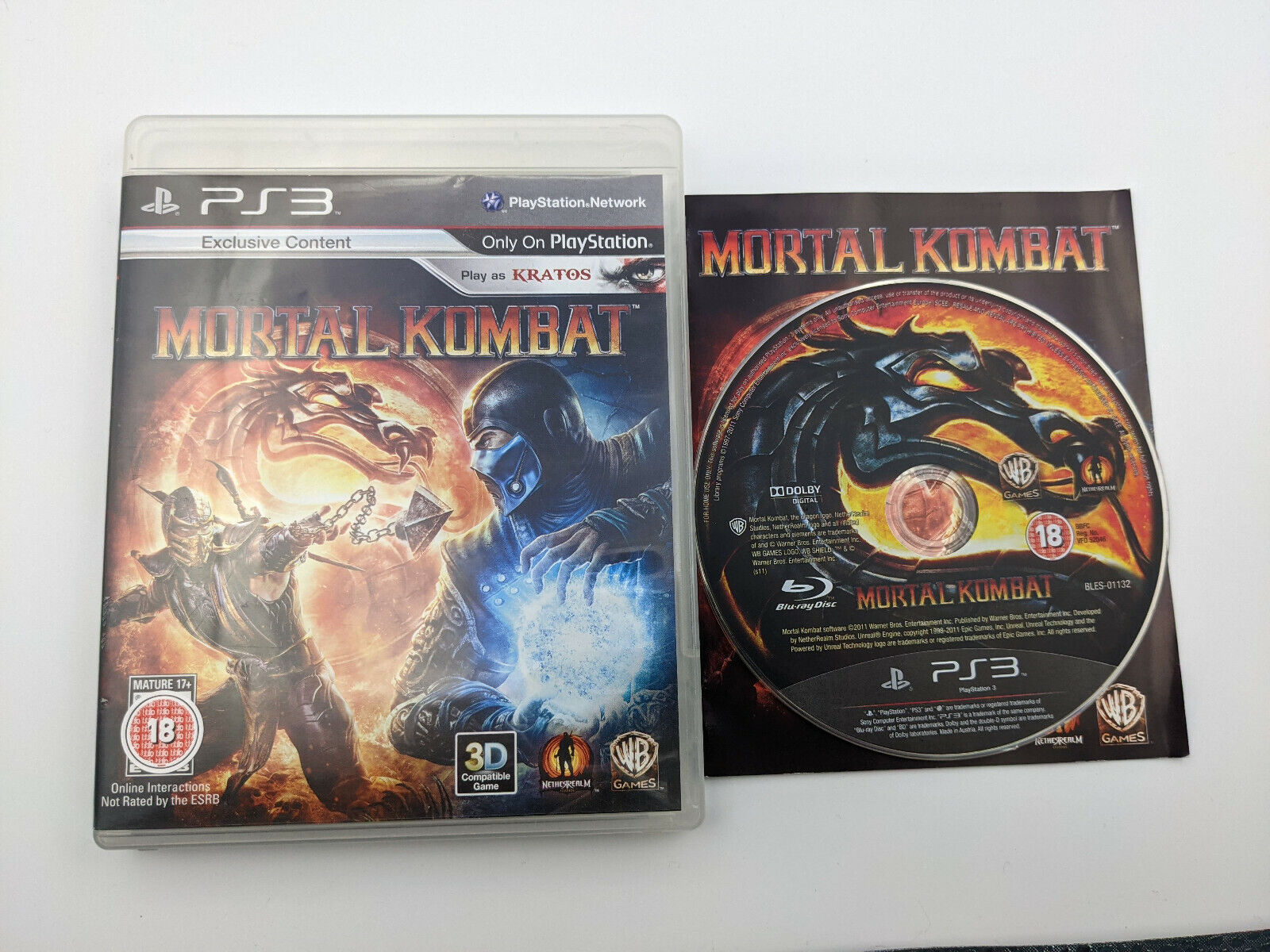 Комбинация мортал комбат ps3. Mortal Kombat (ps3).