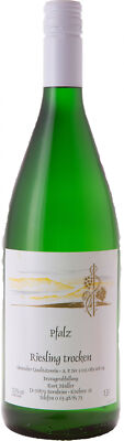 Pfälzer Riesling trocken 6 x 1 L Flasche direkt vom Winzer