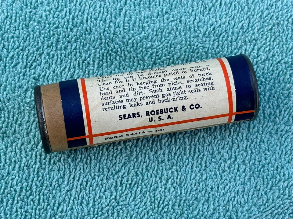 Vintage Craftsman NOS Torch Tip No. 5441 AA-3 In Cylinder Tube - Image 3 of 4