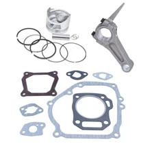 NEW PISTON KIT WITH PIN RINGS CONNECTING ROD FULL GASKET SET FITS HONDA GX200