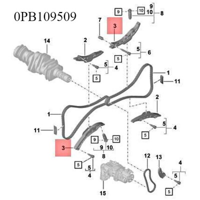For PORSCHE 718 Boxster Cayman 911 Carrera 992 Tensioner Blade