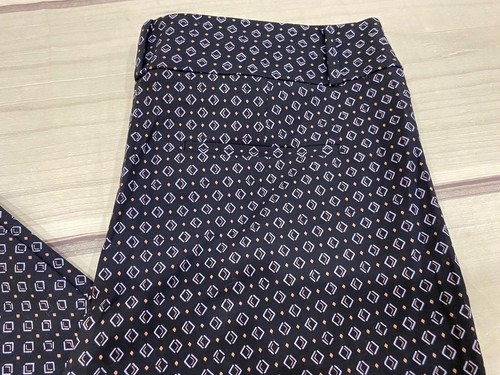 Ann Taylor LOFT Size 12 Tall Ankle Length Pants Navy Blue Marisa Skinny Stretch - Picture 9 of 9