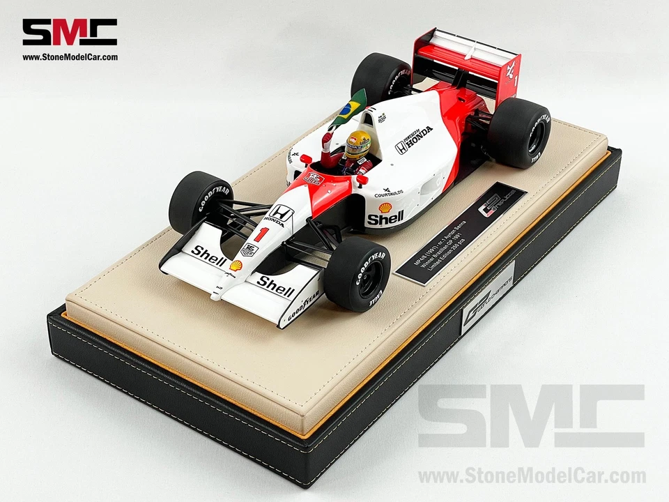 Mclaren F1 MP4/6 #1 Ayrton Senna GP de Brasil 1991 Campeón del Mundo 1:18 GP RÉPLICAS Foto 4 de 4