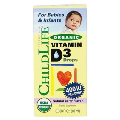 Organic Vitamin D3 for Babies and Infants 6.25 Ml
