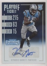 2016 Panini Contenders Playoff Ticket 59/199 Keyarris Garrett #177 Auto 0q3