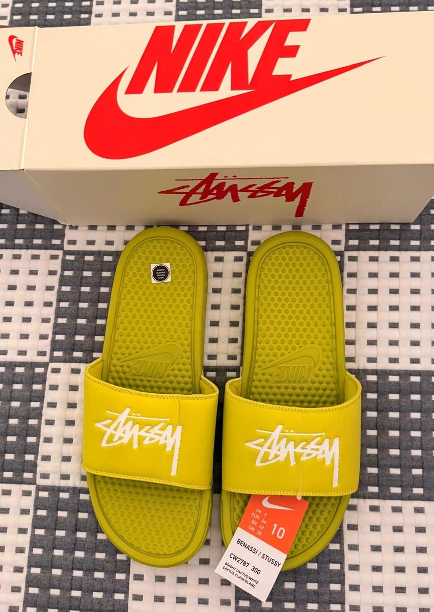 Las mejores ofertas en Nike Stussy x Benassi Bright Cactus | eBay