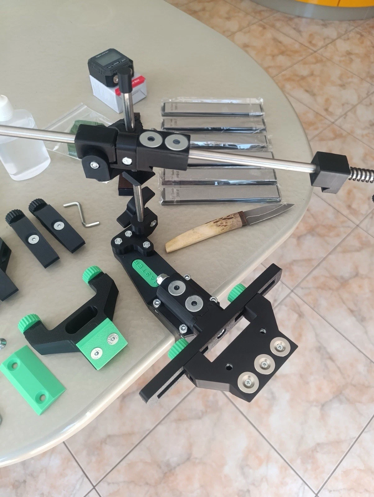 360° Knife Sharpening Jig System Adjustable Angle Guided Manual Tool
Opens in a new window or tab