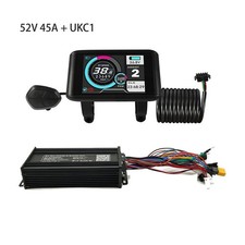 40A Brushless Motor Controller Kit – 1500W-2000W For E-Bike Conversion With LCD Display & Throttle (36V/48V/52V)