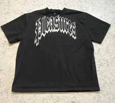 Pleasures Gothic Logo T-Shirt Black Large “I Want the One I Can’t Have”