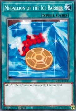 YuGiOh Medallion of the Ice Barrier SDFC-EN030 Common Englisch Neu 1st