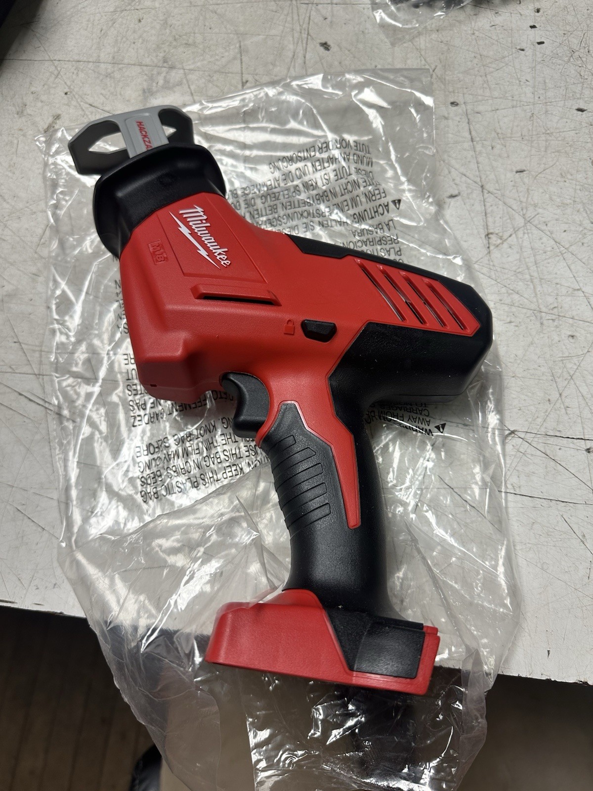 Milwaukee 2625-20 M18 Hackzall Reciprocating Saw Sawzall 18V 18 Volt 1 Hand