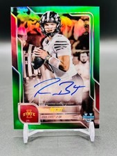 2025 Bowman Chrome U Green Refractor Autograph ON CARD Auto Rocco Becht 95/99