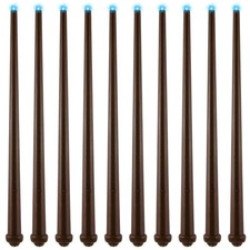 MIAHART 10 Pcs Magic Light up Wands Illuminating Wizard 35 cm, Brown