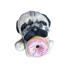 Gund Doug The Pug Dog Plush Pink Donut Pug Life Shirt Stuffed Animal 8 inch