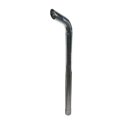 Exhaust Stack 53'' x 3'' Extended Curved Chrome fits International 1086 146520C1
