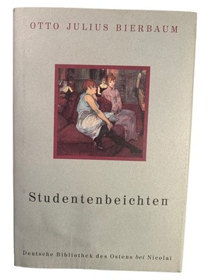 Studentenbeichten Otto Julius Bierbaum Taschenbuch Klassische Literatur Deutsch