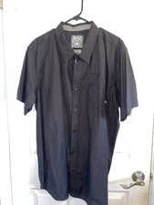 Metal Mulisha Button Down Short Sleeved Shirt Size XL