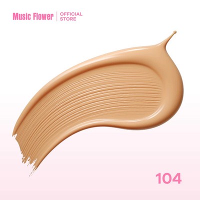 Music Flower Photo Genic Foundation Waterproof Oil Free Long Lasting Lightweight