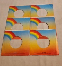 45 RPM 7" RECORD SLEEVES CO. SLEEVE 6 PACK SEE PHOTOS MCA Records SLV323
