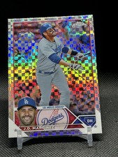 2023 Topps Chrome X-Fractor #98 J.D. Martinez  Los Angeles Dodgers