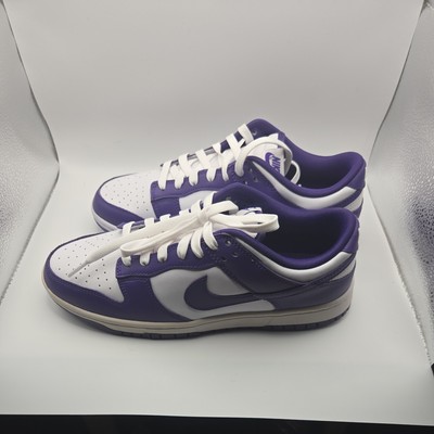 Size 9.5 - Nike Dunk Low Retro Court Purple 2022