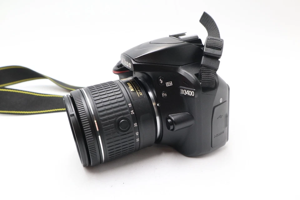 Nikon D3400 DSLR Camera 24.2MP with 18-55mm, Shutter Count 4282, V.G. Condition - Image 4 of 4