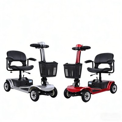 300W Foldable Electric Mobility Scooter 12.4miles Long Range 3.73mph Wheelchair
