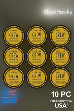 American Crew Molding Clay Strong Hold Medium Shine Hair Style 3oz Pack of 10 